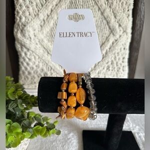 NWT Ellen Tracy Stretchy Bracelets
